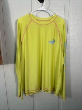 Cabana By Crown & Ivy Green Rashguard Size XL EUC